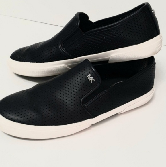 Michael Kors Shoes - Navy Michael Kors Womens Laceless Shoes